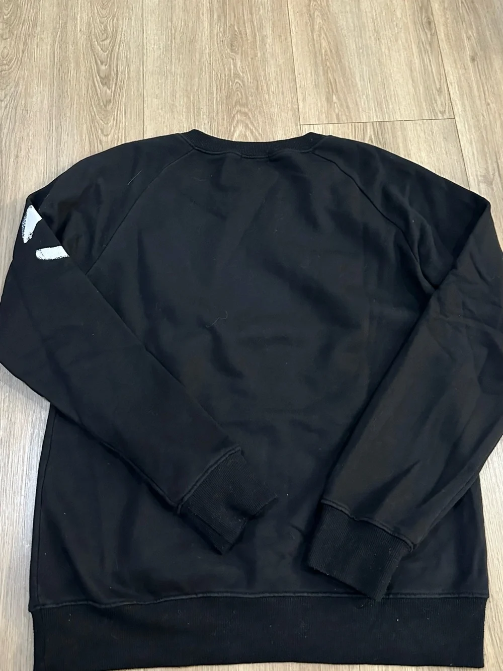 Chanel holiday VIP gift Black Logo Crewneck Sweater